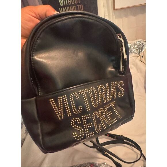 Victorias secret the victoria small backpack minibag - gold stud main image 4
